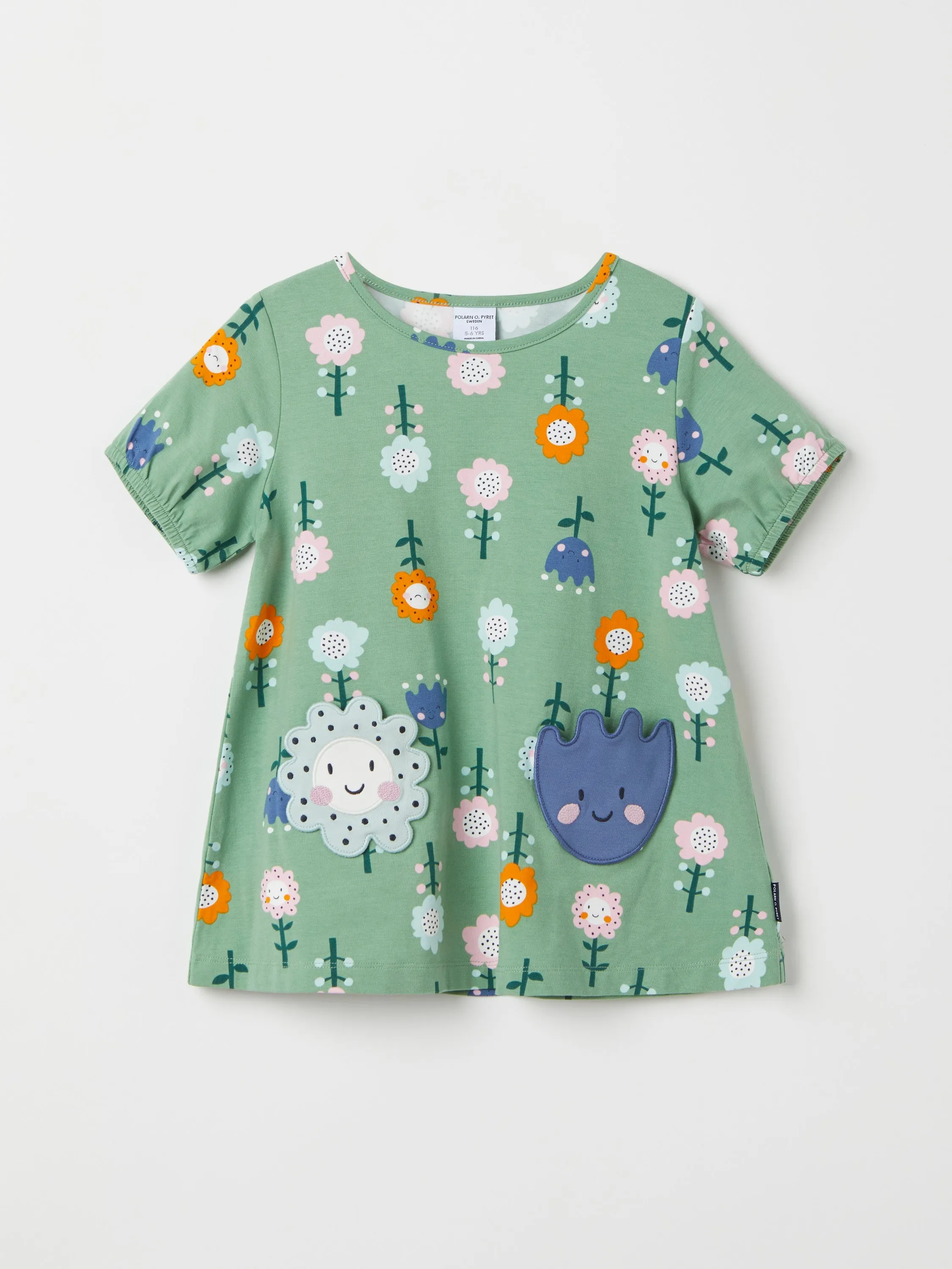 Flower Pocket  Kids Top