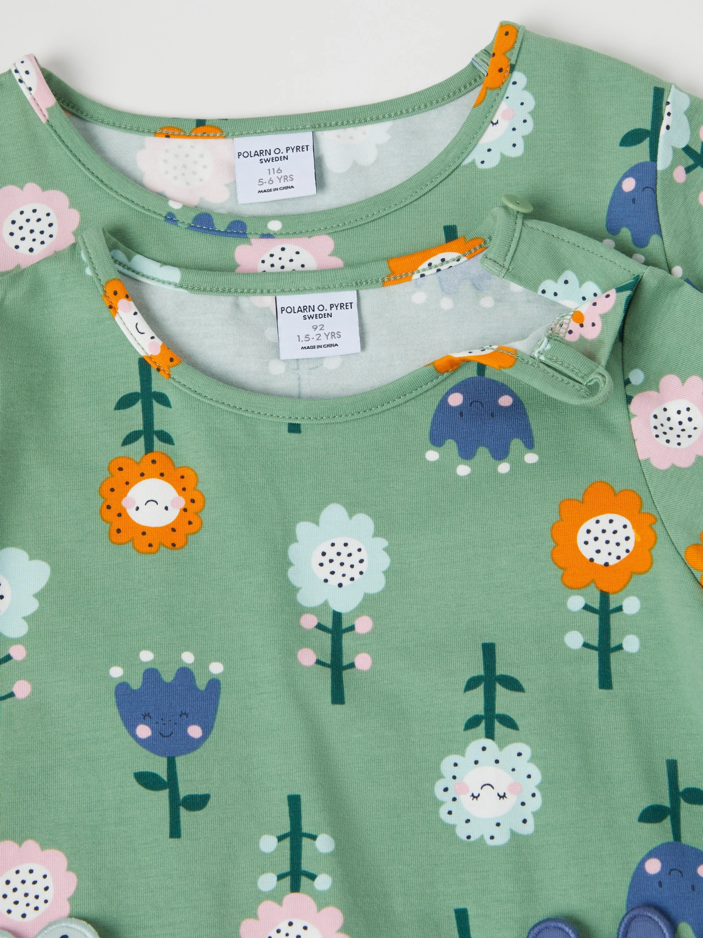 Flower Pocket  Kids Top