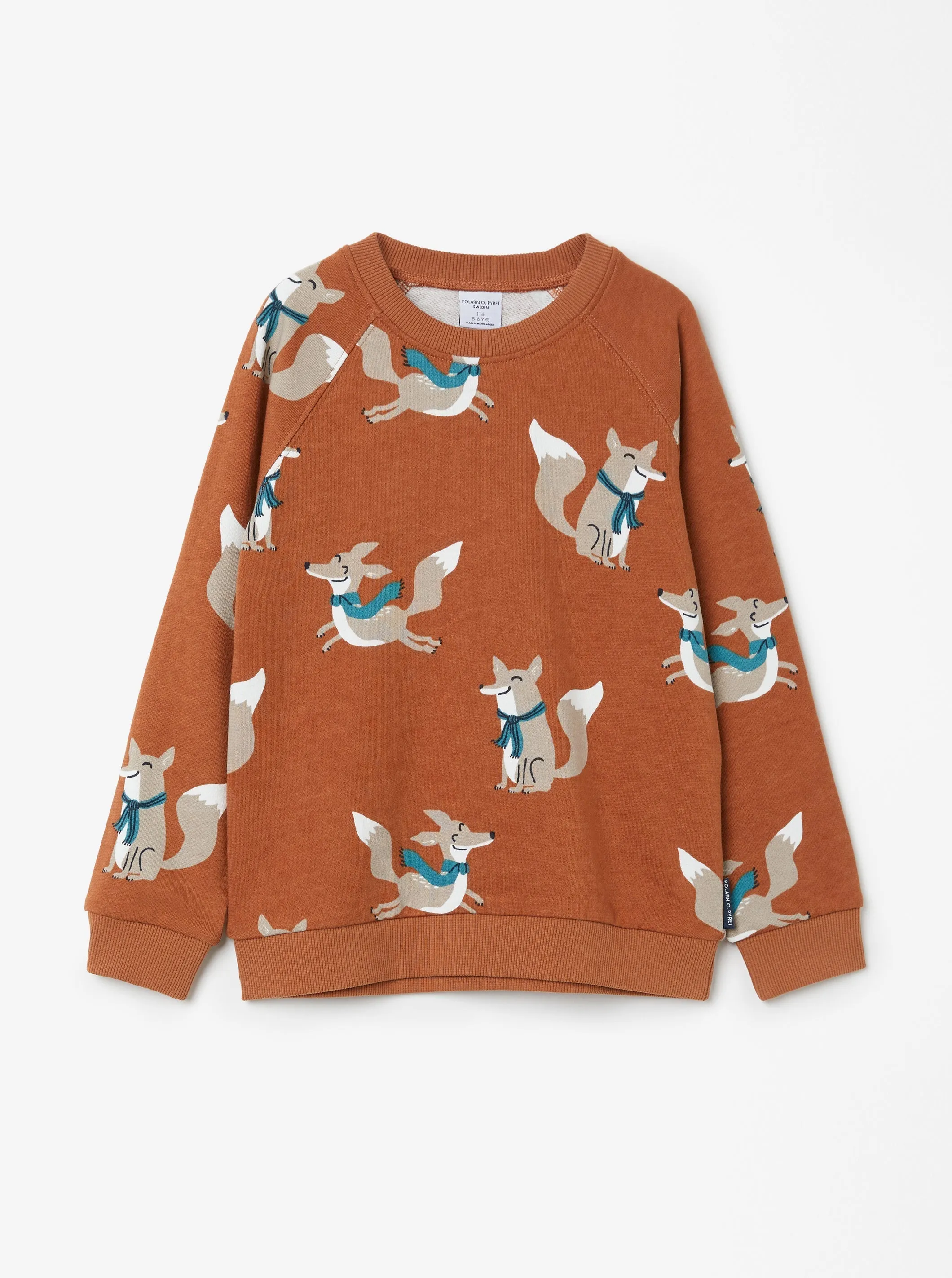 Fox Print Kids Sweatshirt