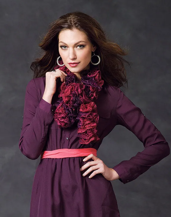 Free Saucy Swirls Scarf Pattern