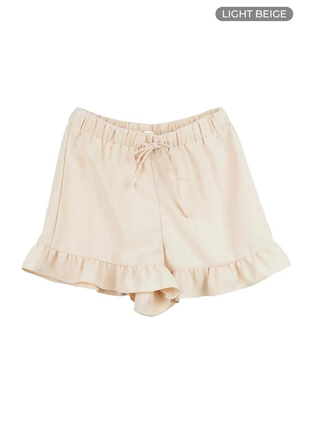 Frill Hem Cotton Shorts OG428