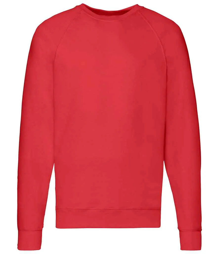 Fruit of the Loom Lightweight Raglan Sweatshirt