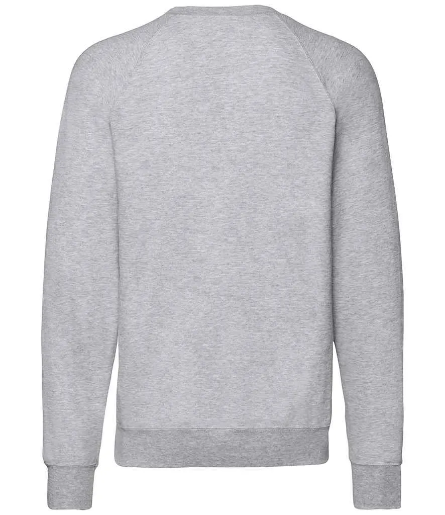 Fruit of the Loom Lightweight Raglan Sweatshirt