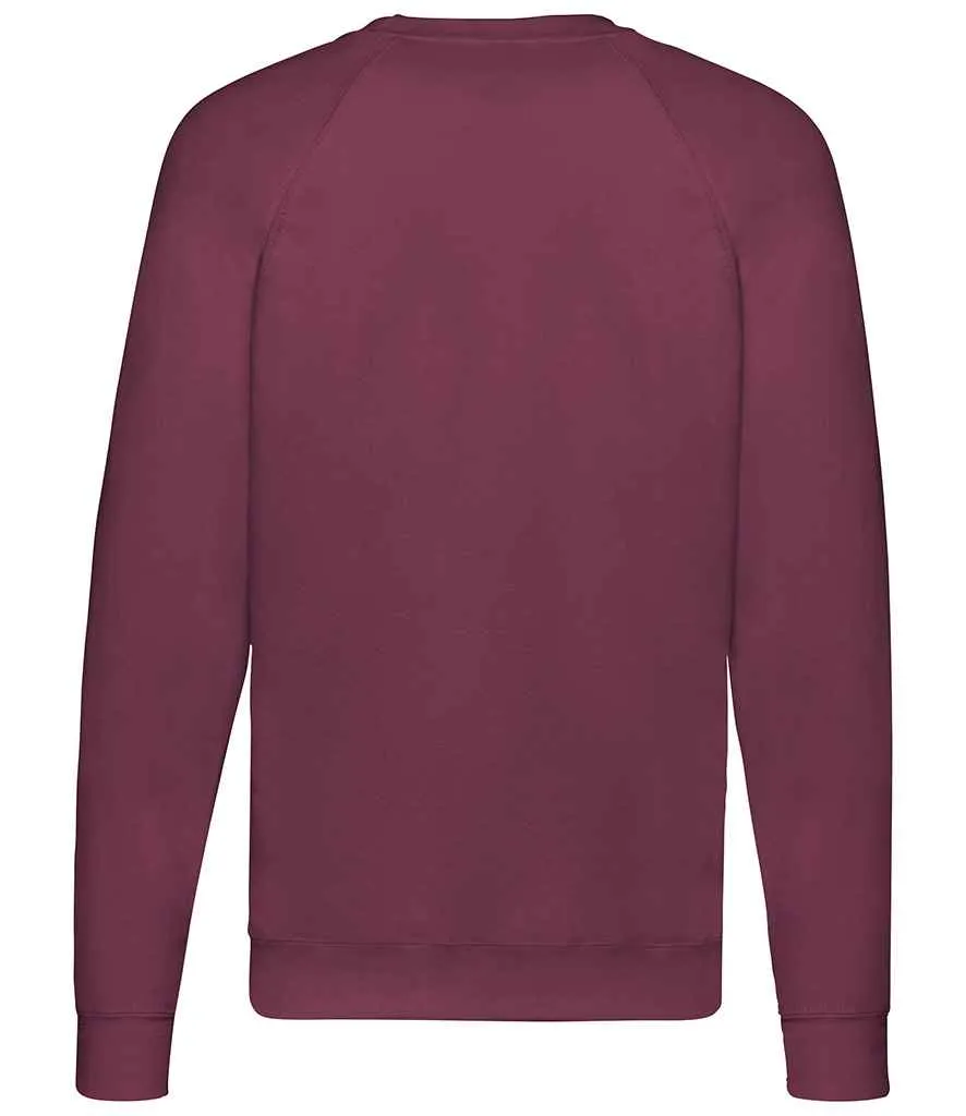 Fruit of the Loom Lightweight Raglan Sweatshirt