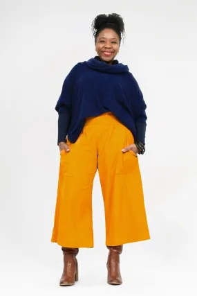 Gemma Cord 3/4 Pants Plain