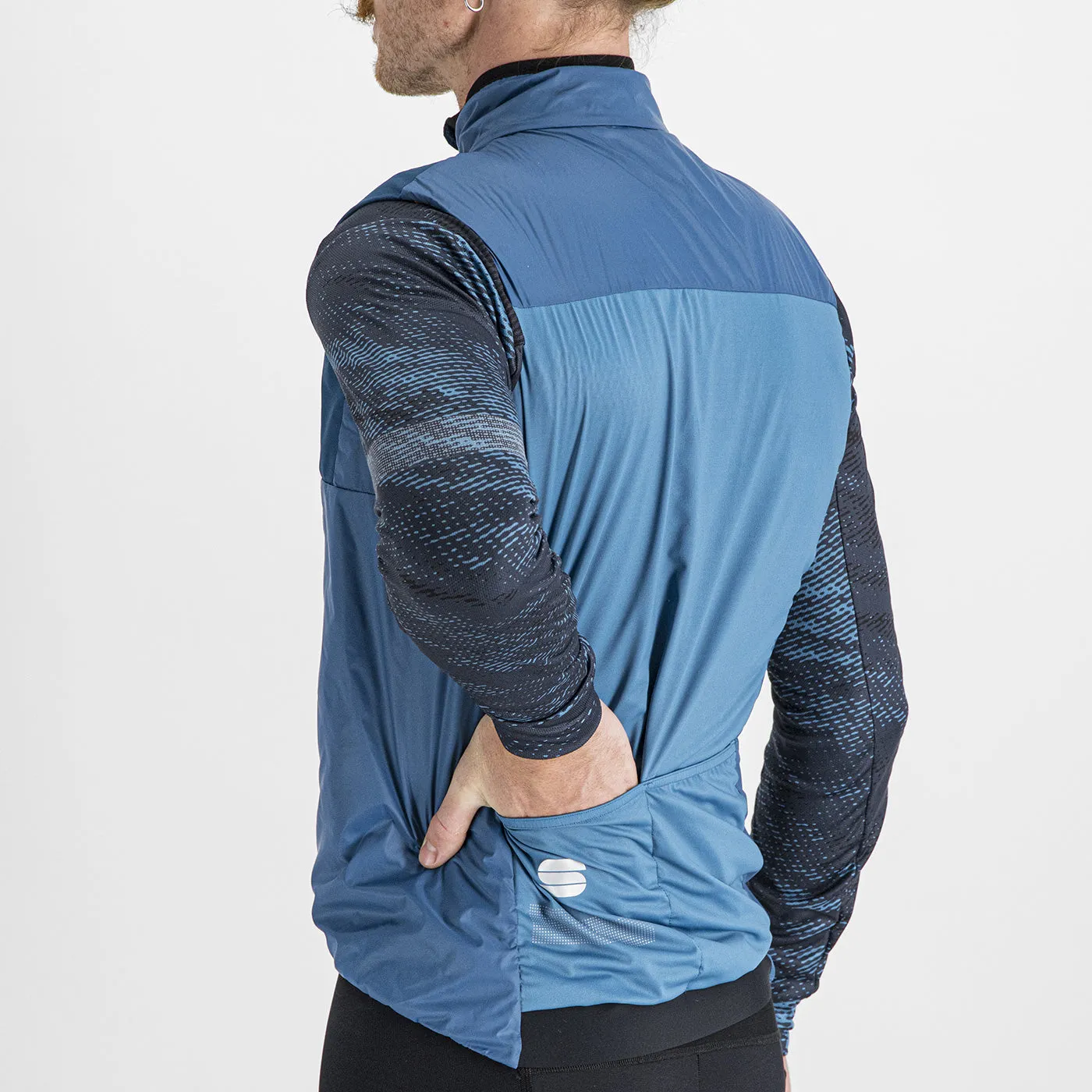 Gilet Sportful Giara Layer - Azzurro