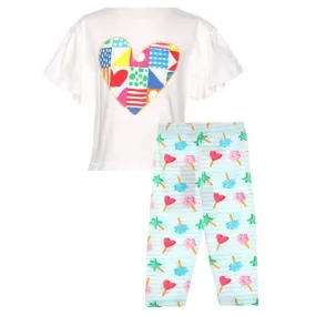 Girls Formentera T-Shirt & Leggings