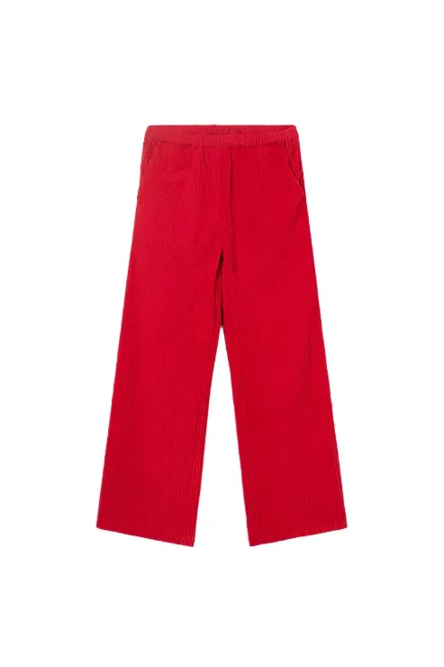 Girl's Red Corduroy Pants