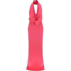 Giuseppe Di Morabito maxi gown with built-in hood