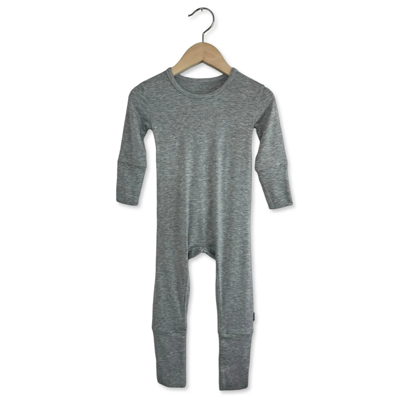 Glacier Grey Mini Ribbed Day to Night Romper