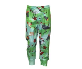 Green Kids UV Protective Pants - Bin Chicken Ugly Christmas