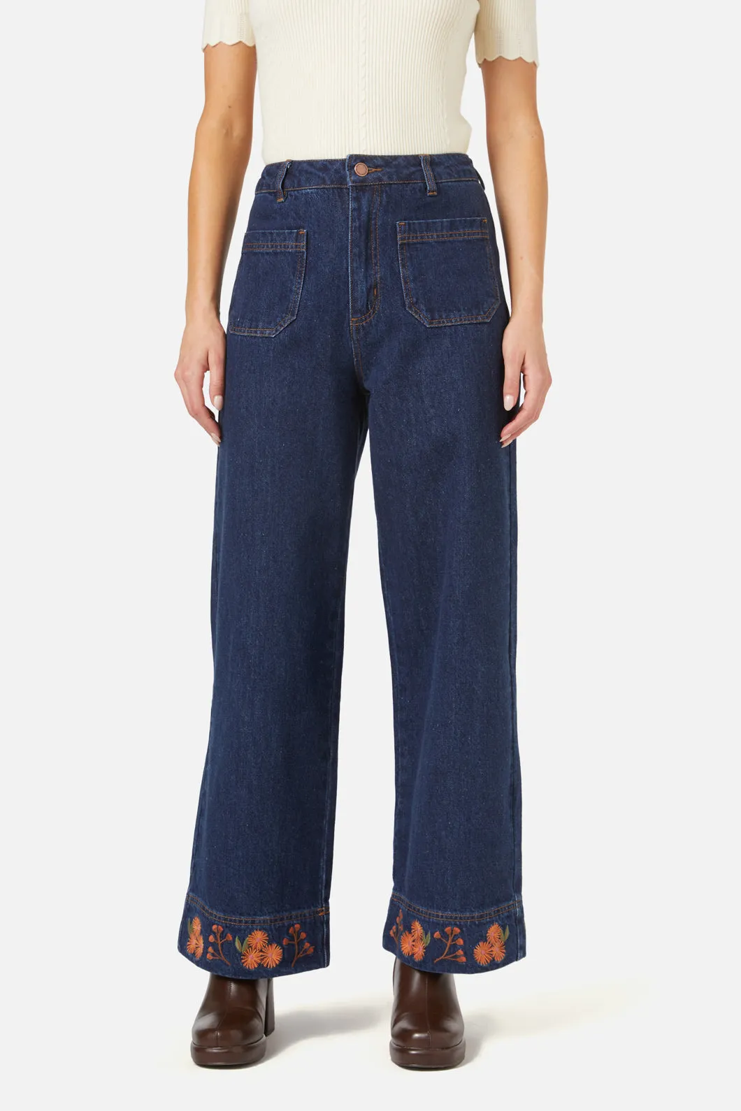 Gumnut Embroidered Jean