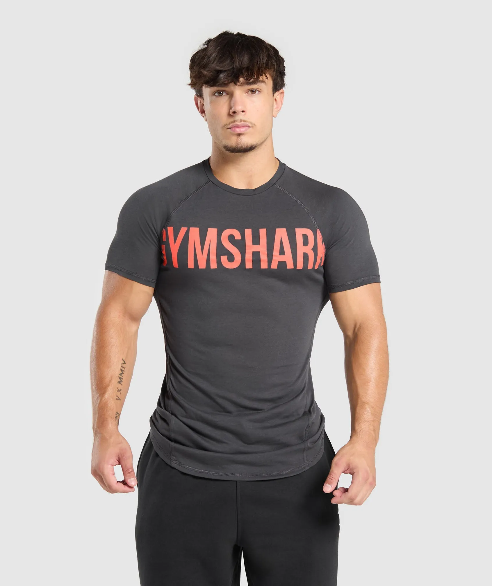 Gymshark Impact T-Shirt - Onyx Grey