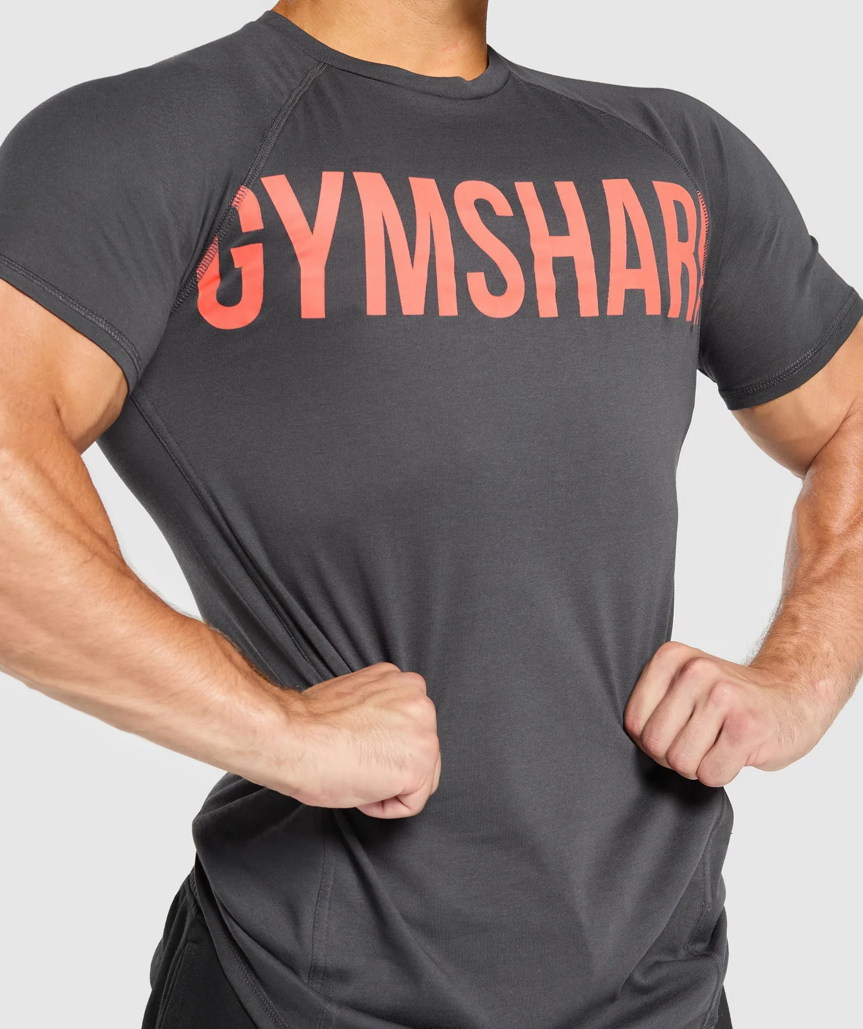 Gymshark Impact T-Shirt - Onyx Grey