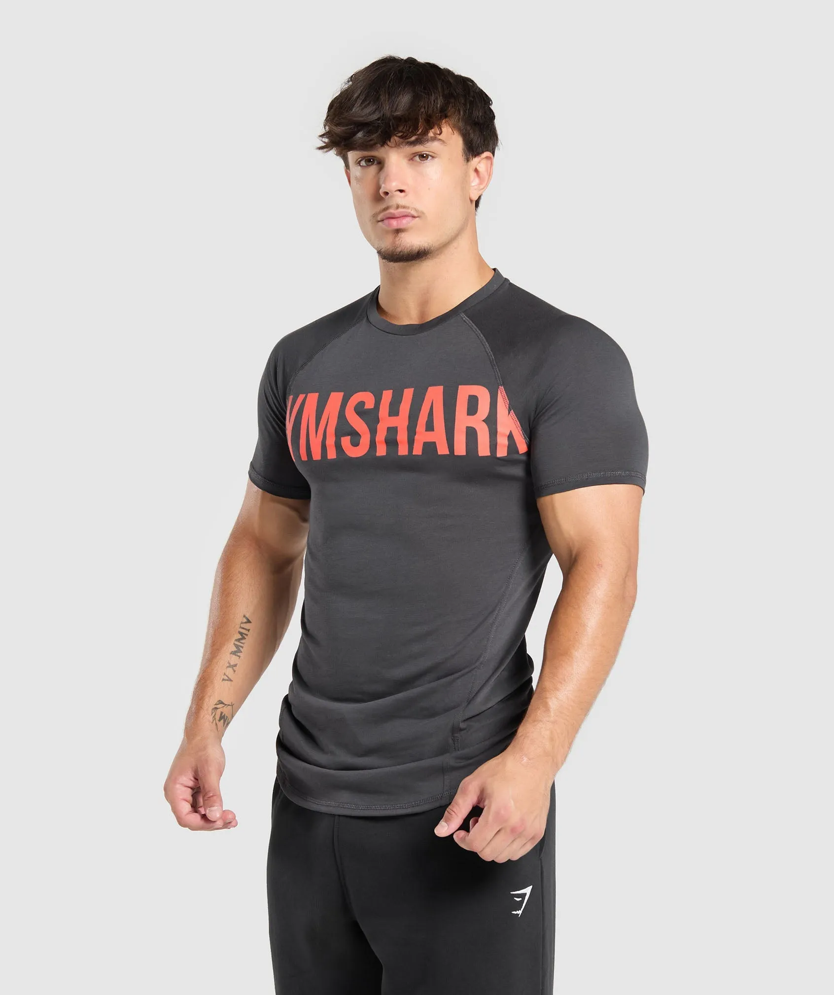 Gymshark Impact T-Shirt - Onyx Grey