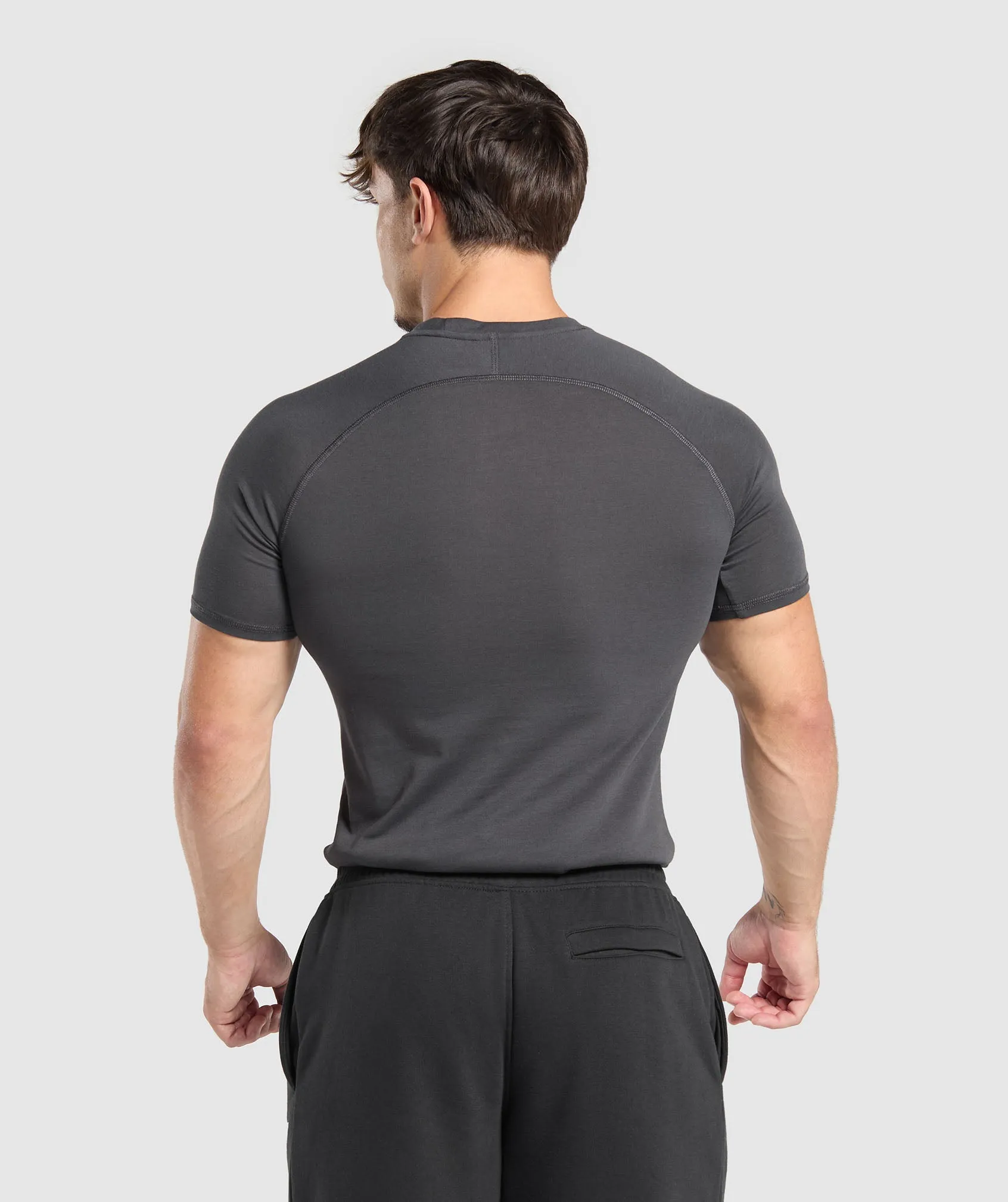 Gymshark Impact T-Shirt - Onyx Grey