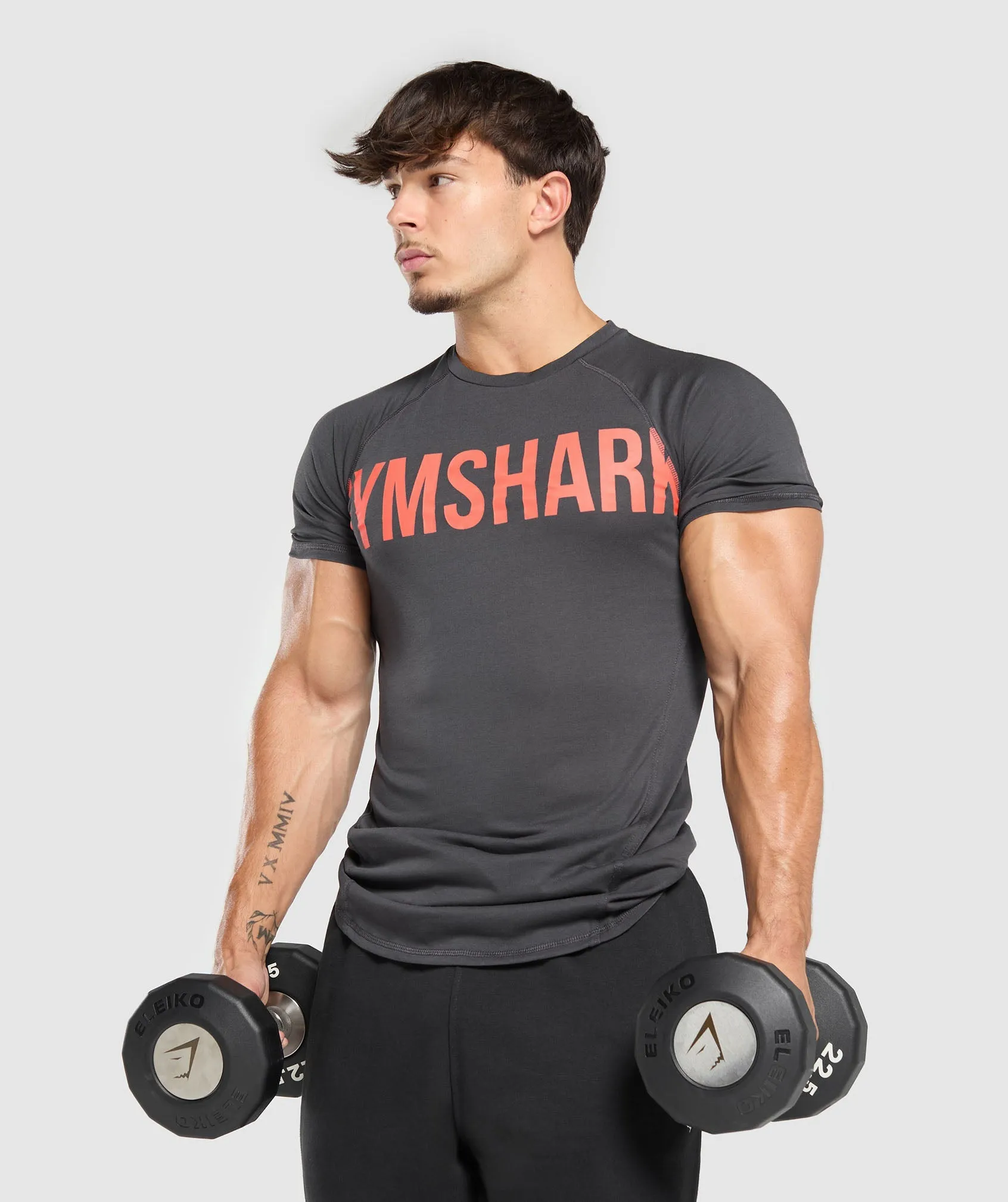 Gymshark Impact T-Shirt - Onyx Grey