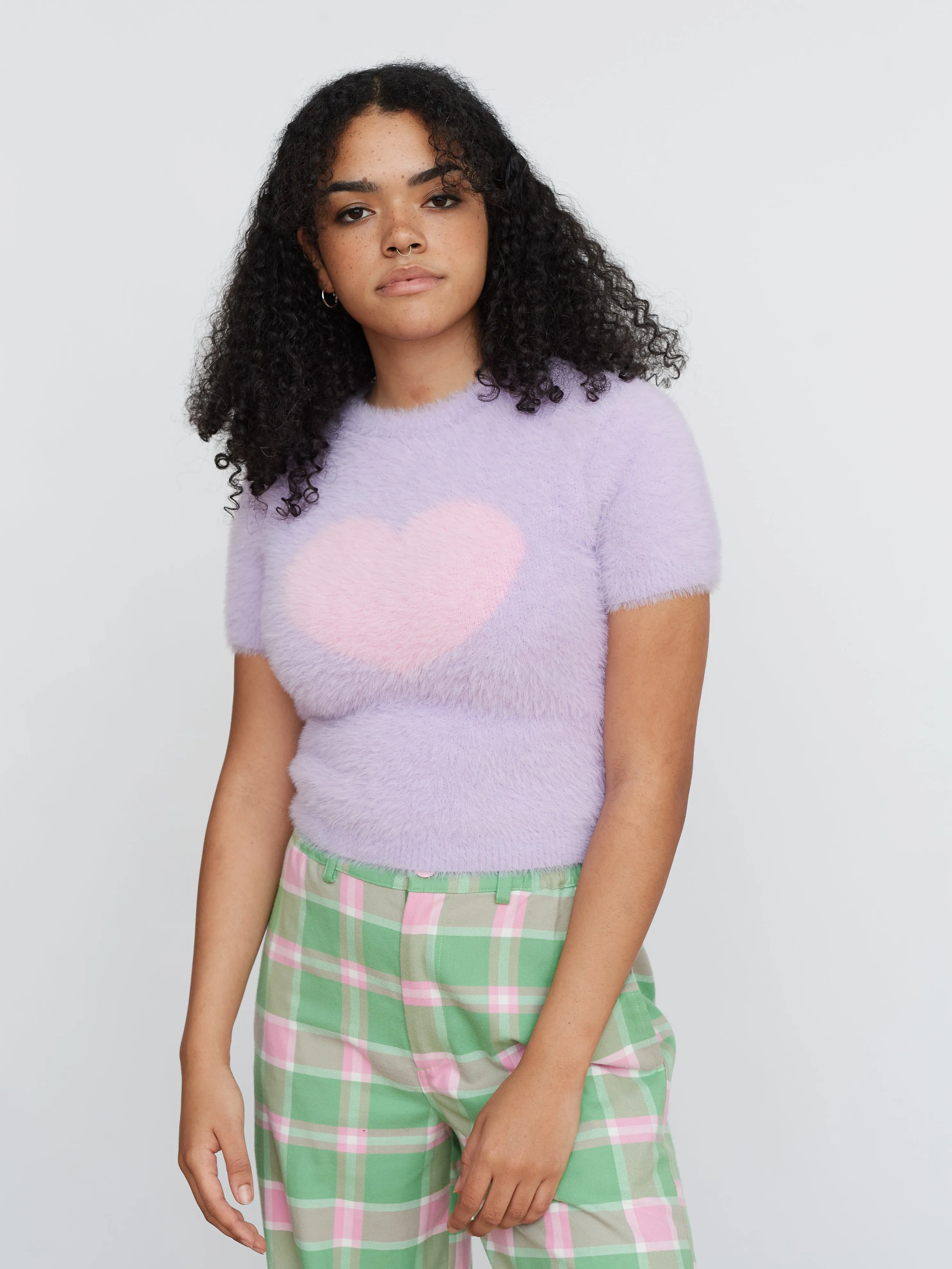 Heavy Heart Knitted Top