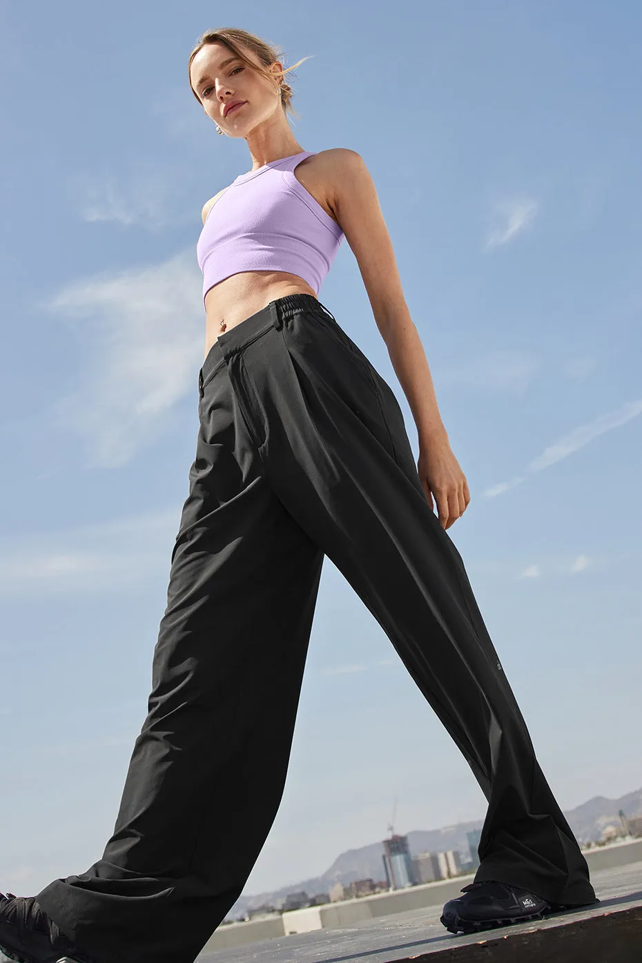 High-Waist Pursuit Trouser - Black