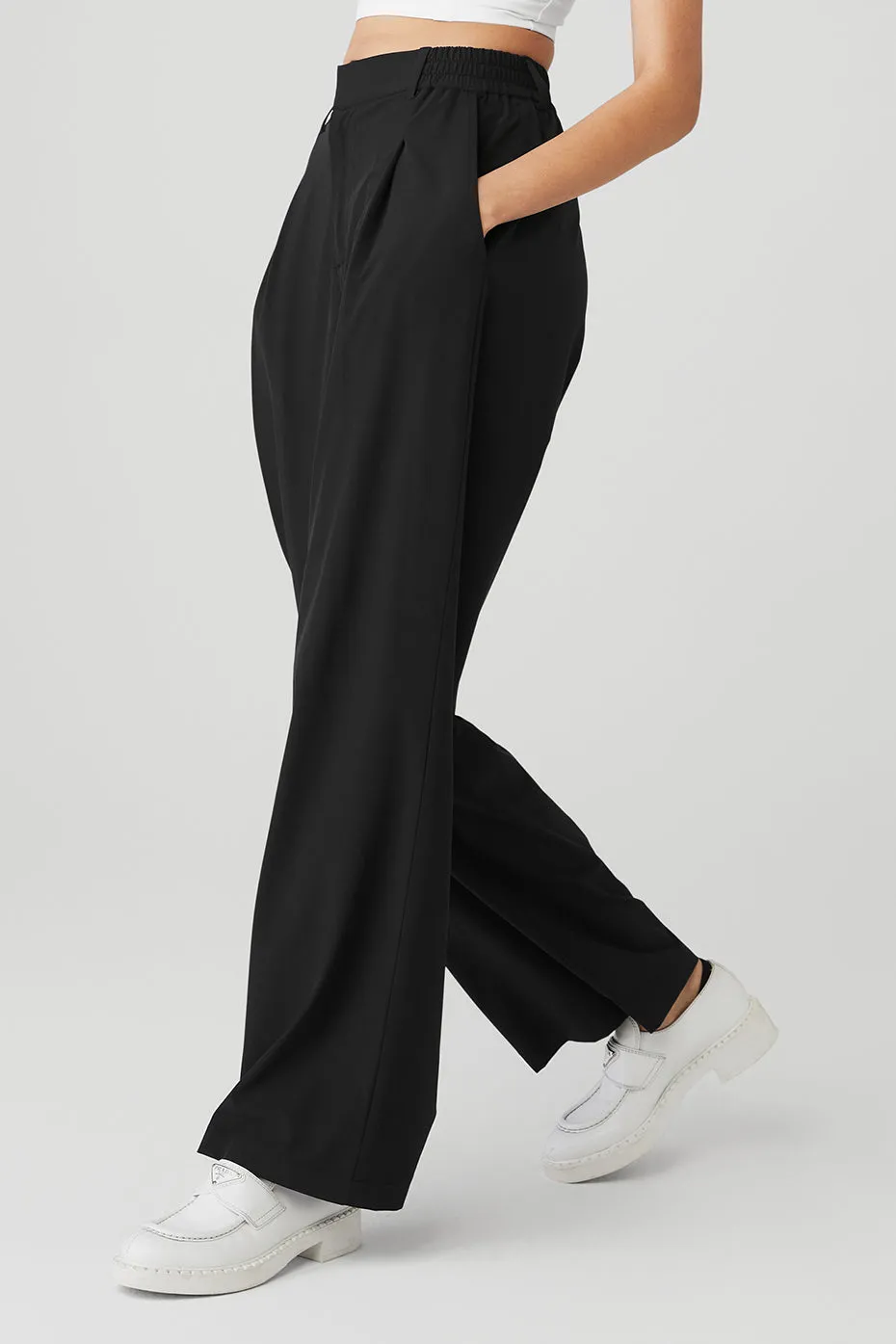 High-Waist Pursuit Trouser - Black