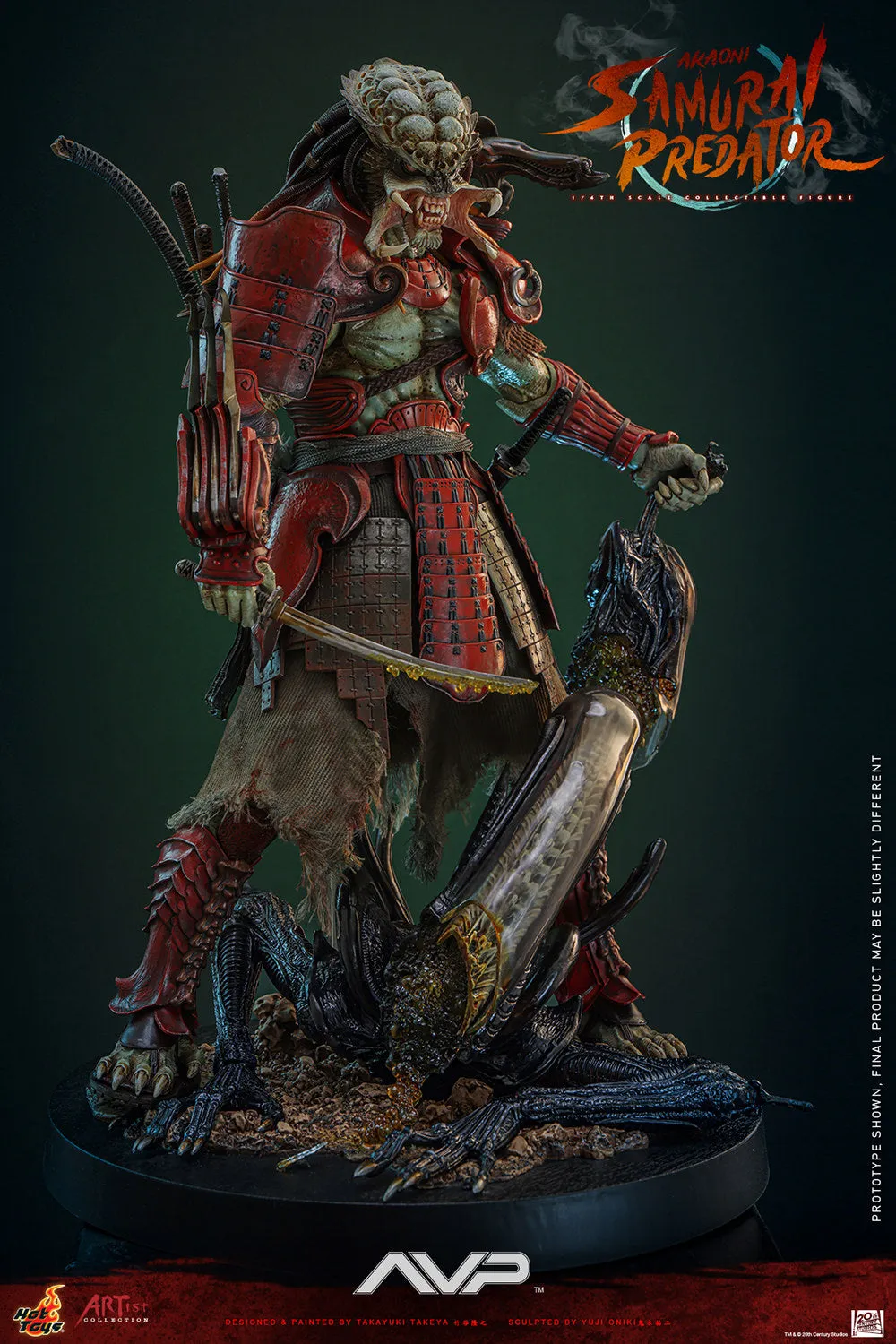 Hot Toys Akaoni Samurai Predator *Pre-order