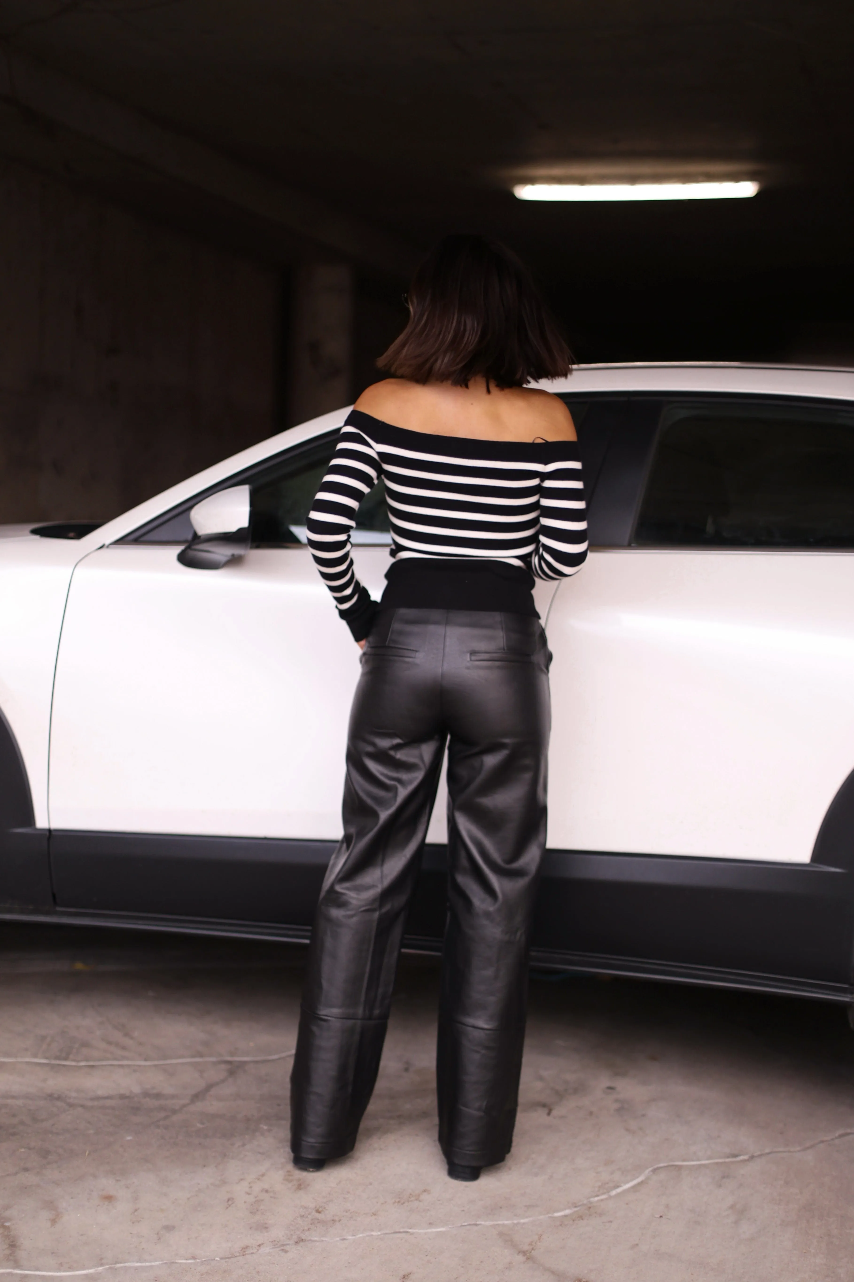 Instant Edge Leather Pants