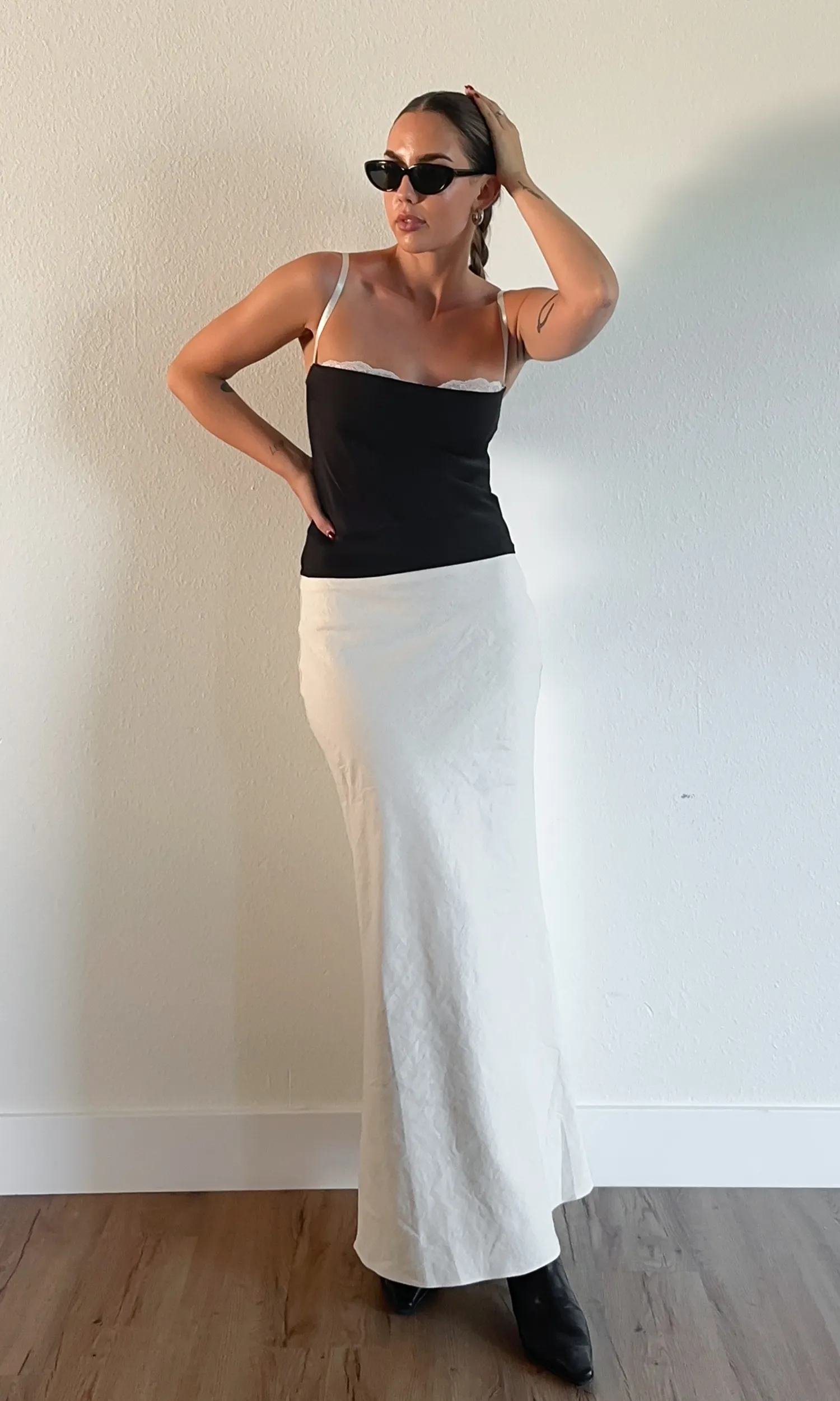 Into Fall Maxi Skirt