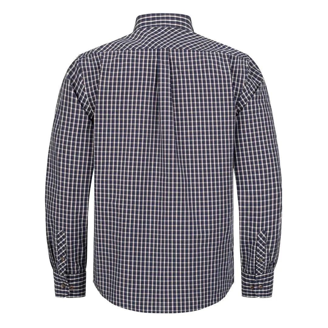 Juan Shirt - Dark Blue/White Checked by Blaser