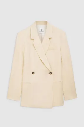 KAIA BLAZER - LIGHT YELLOW LINEN