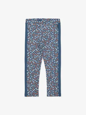 Kids Floral Print Organic Leggings