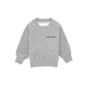 Kids French Terry Sweatshirt Heather Grey - Unisex