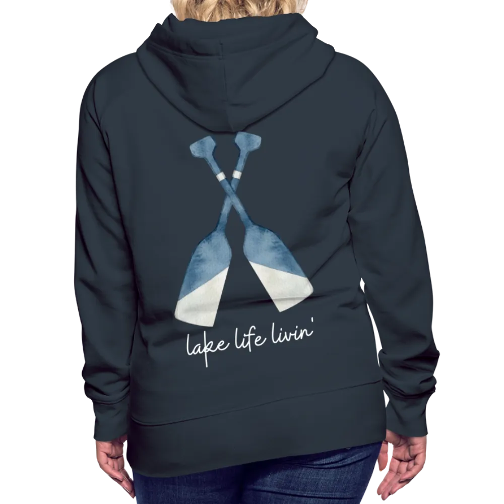 Lake Life Livin' Oar Lake Hoodie, Women's