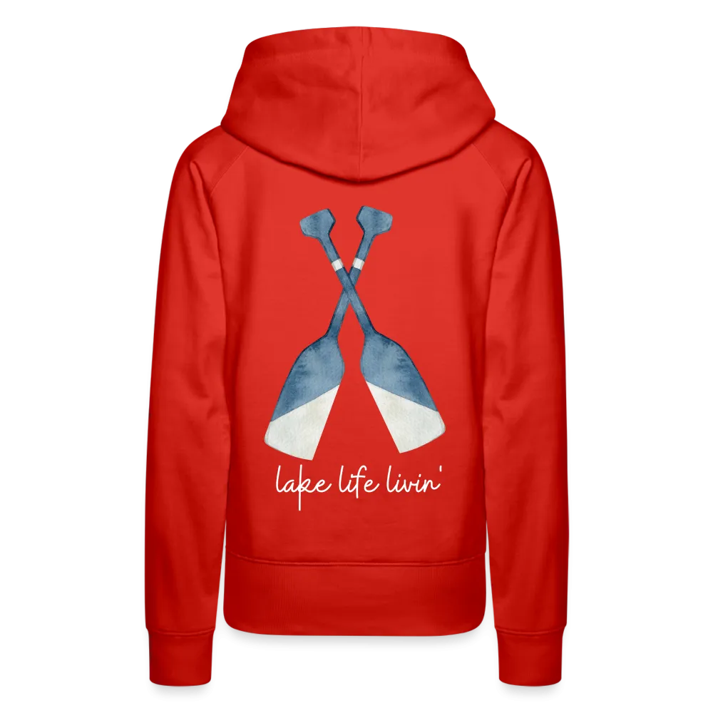 Lake Life Livin' Oar Lake Hoodie, Women's