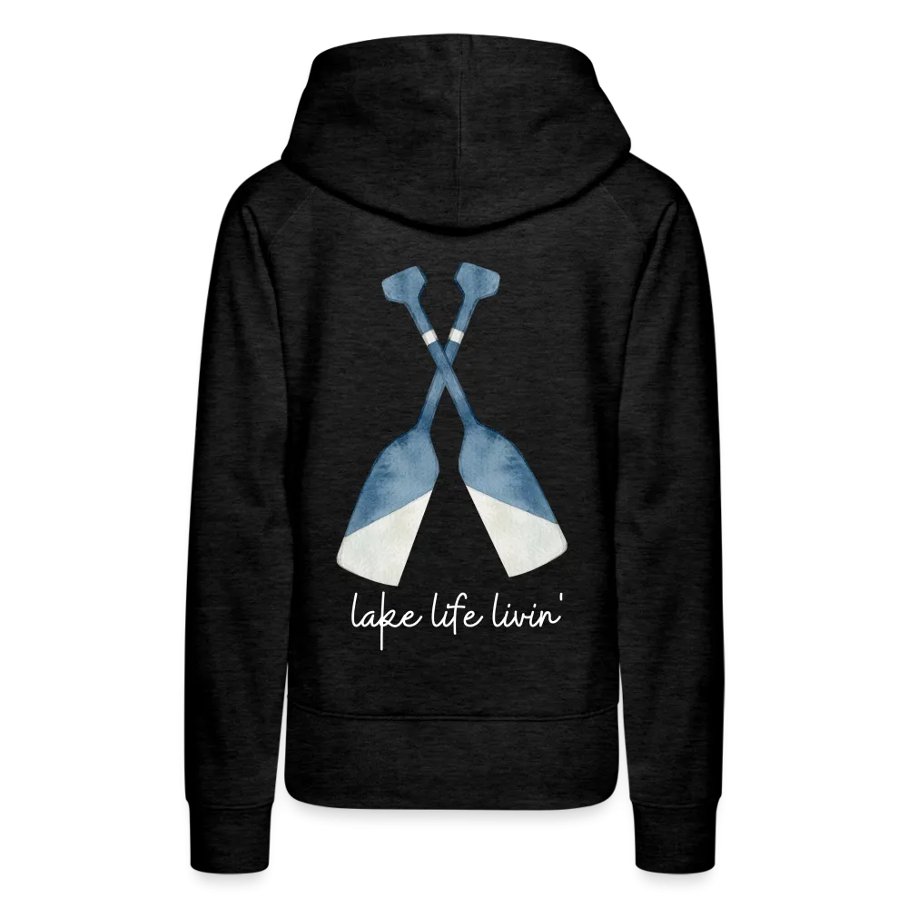 Lake Life Livin' Oar Lake Hoodie, Women's