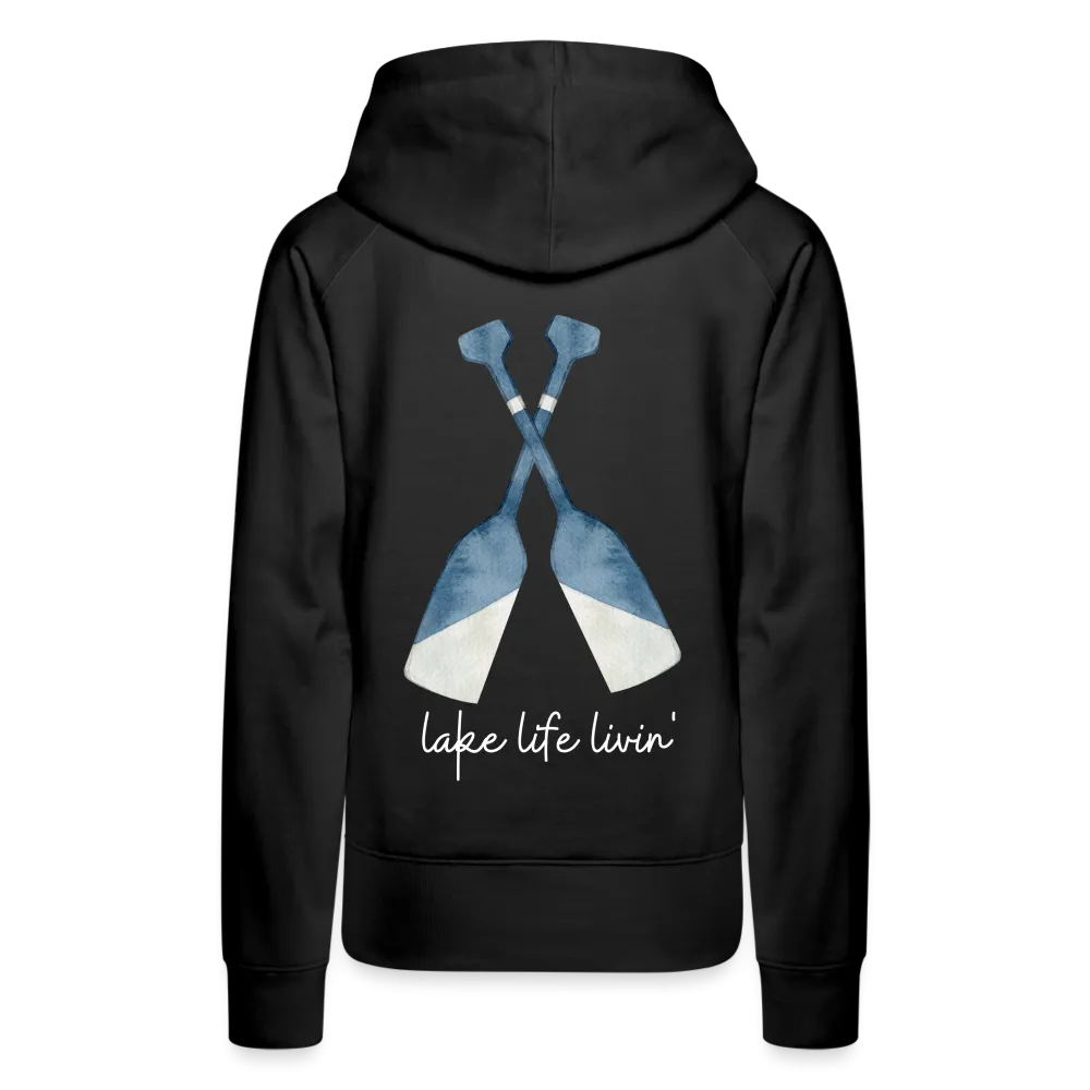 Lake Life Livin' Oar Lake Hoodie, Women's