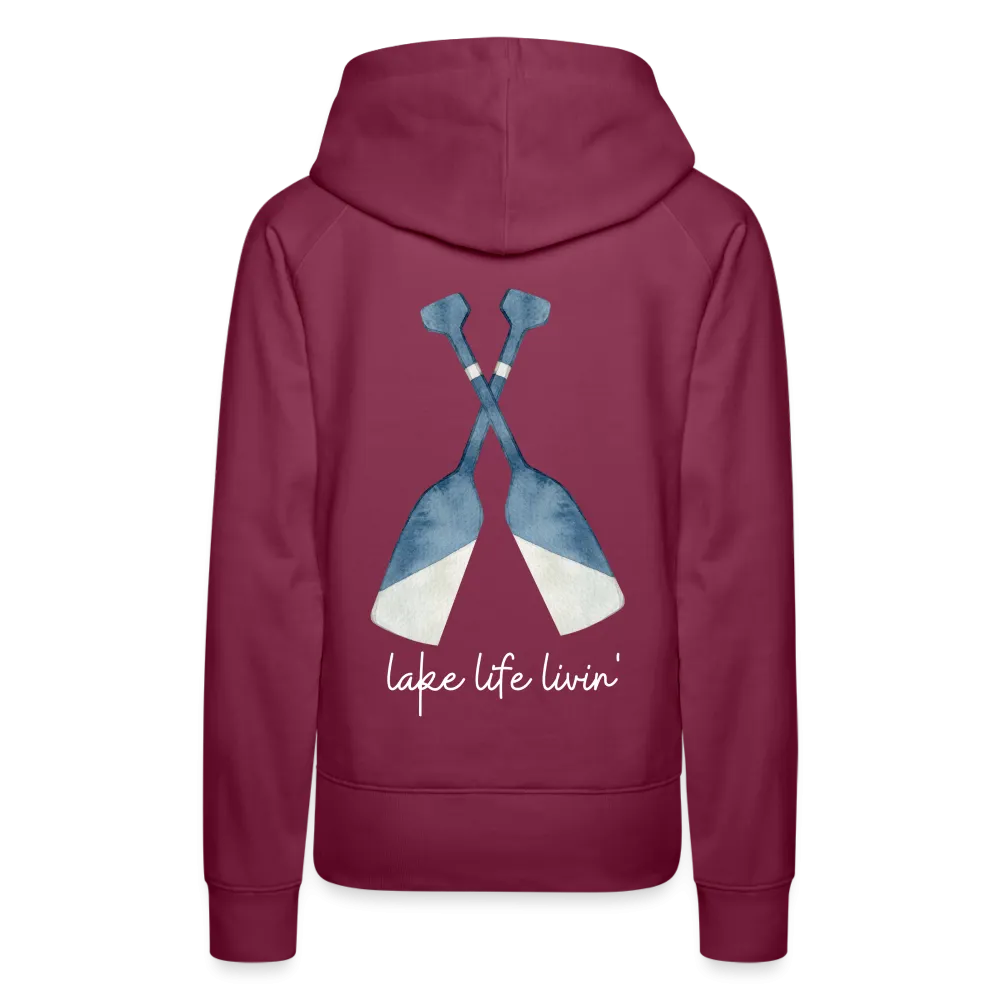 Lake Life Livin' Oar Lake Hoodie, Women's