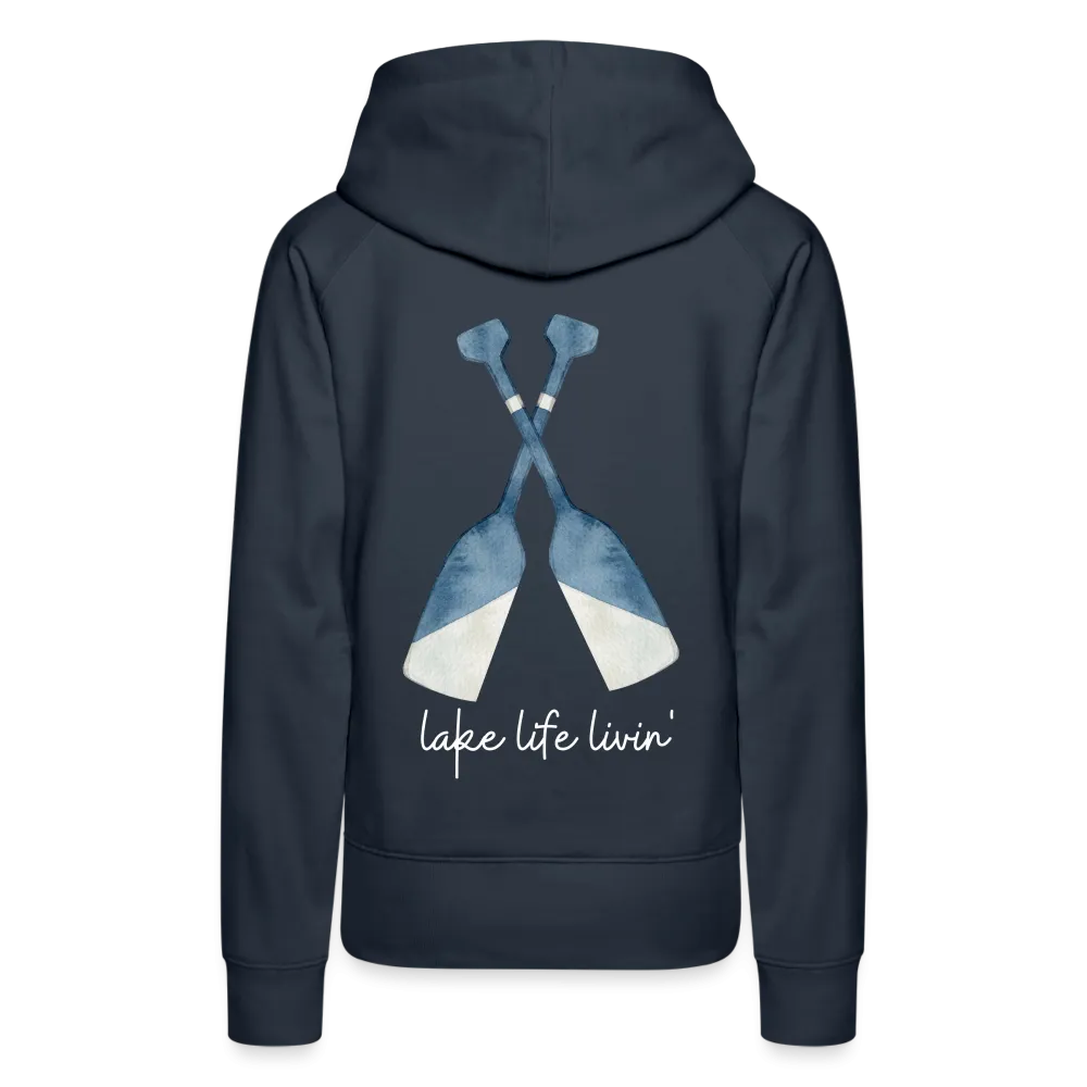 Lake Life Livin' Oar Lake Hoodie, Women's