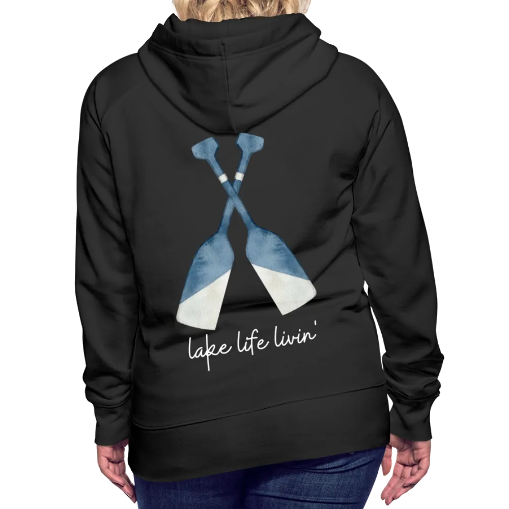 Lake Life Livin' Oar Lake Hoodie, Women's