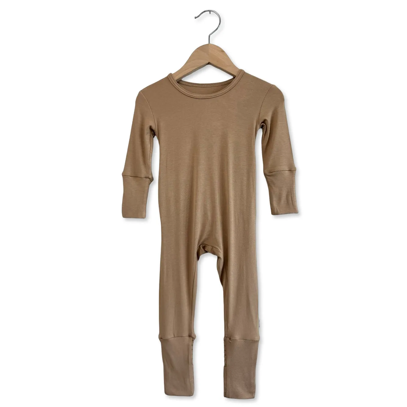 Latte Mini Ribbed Day to Night Romper