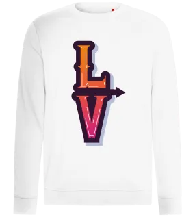 Left Love Arrow Design - Comfort unisex sweater