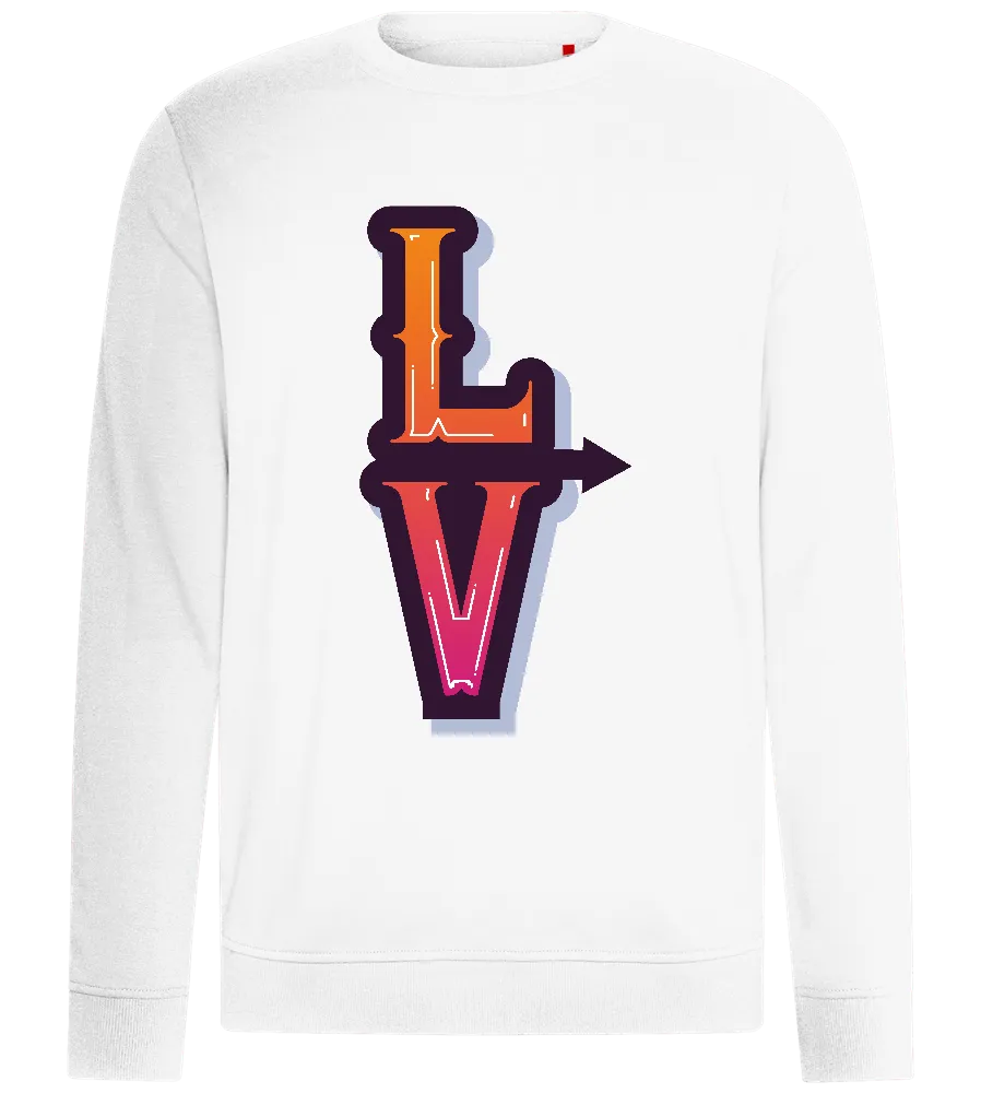 Left Love Arrow Design - Comfort unisex sweater