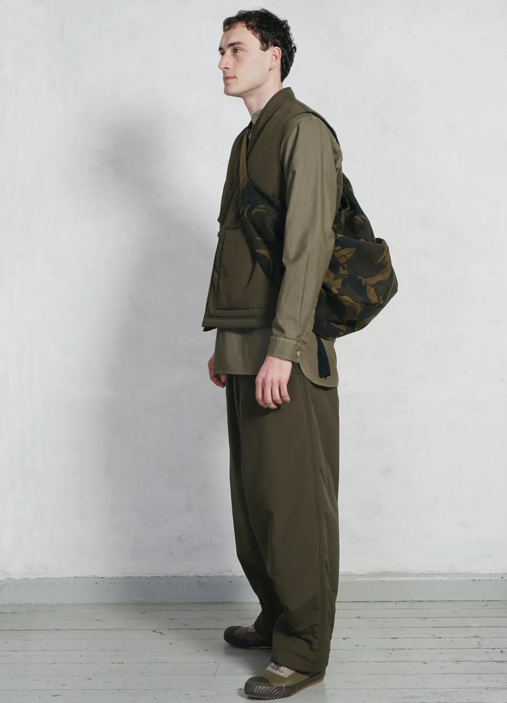 LEVI 28-12-6 | Long Loose Fit Pull On Shirt | Sage