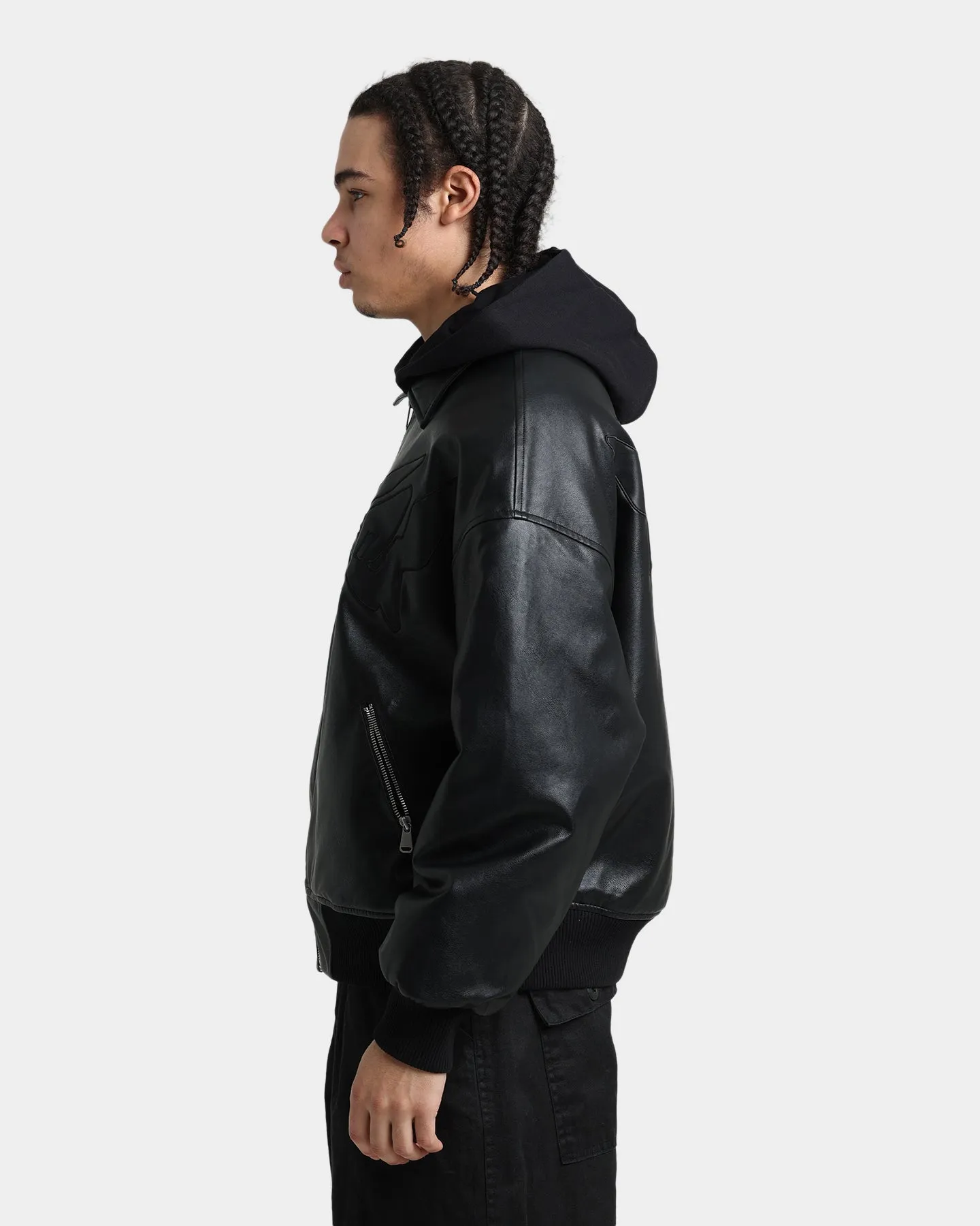 Loiter Cyber Bomber Jacket Black