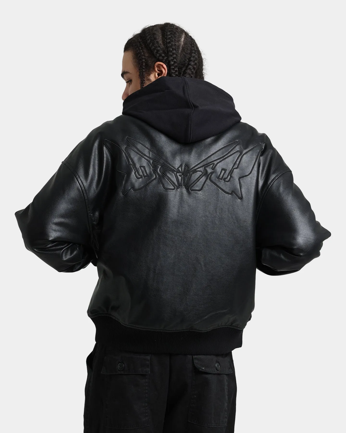 Loiter Cyber Bomber Jacket Black