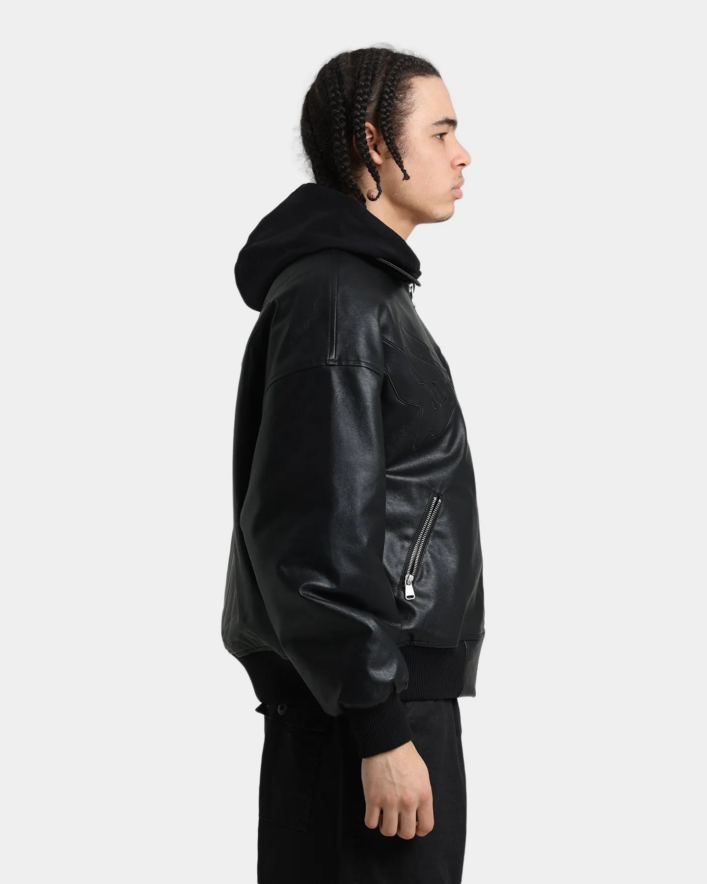 Loiter Cyber Bomber Jacket Black