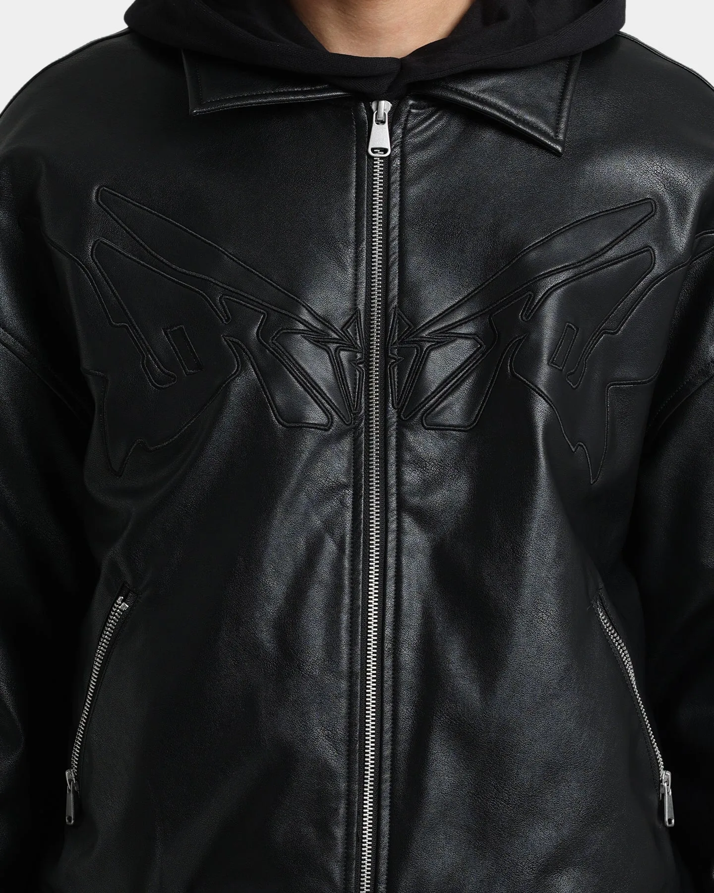 Loiter Cyber Bomber Jacket Black