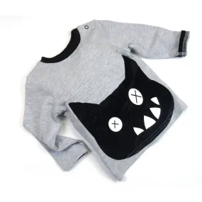 Long Sleeve T-Shirt Crazy Cat