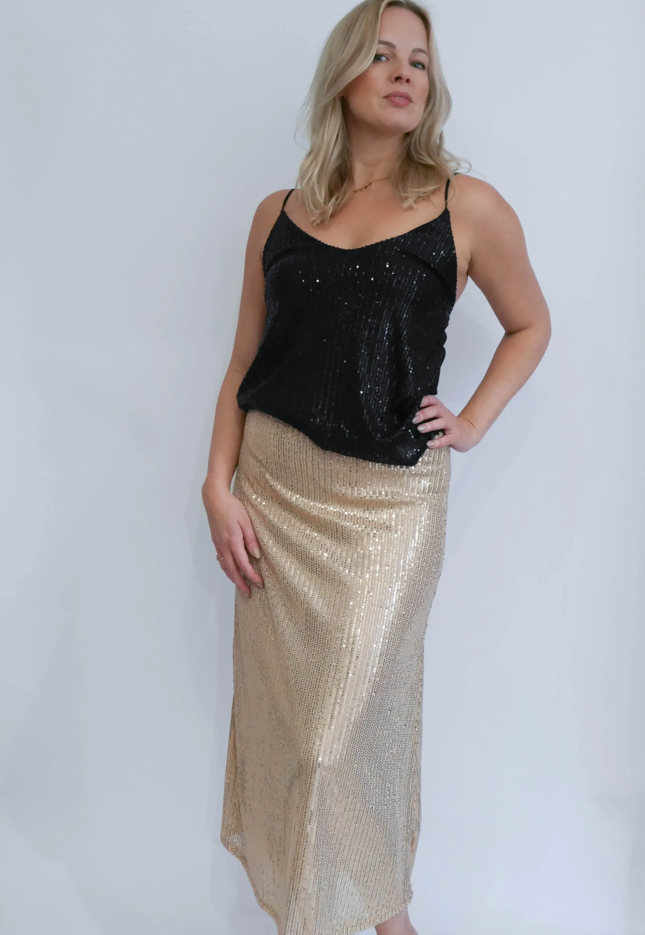 Lucia Skirt Gold