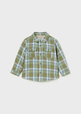 Mayoral Baby Boys Green Checked Shirt