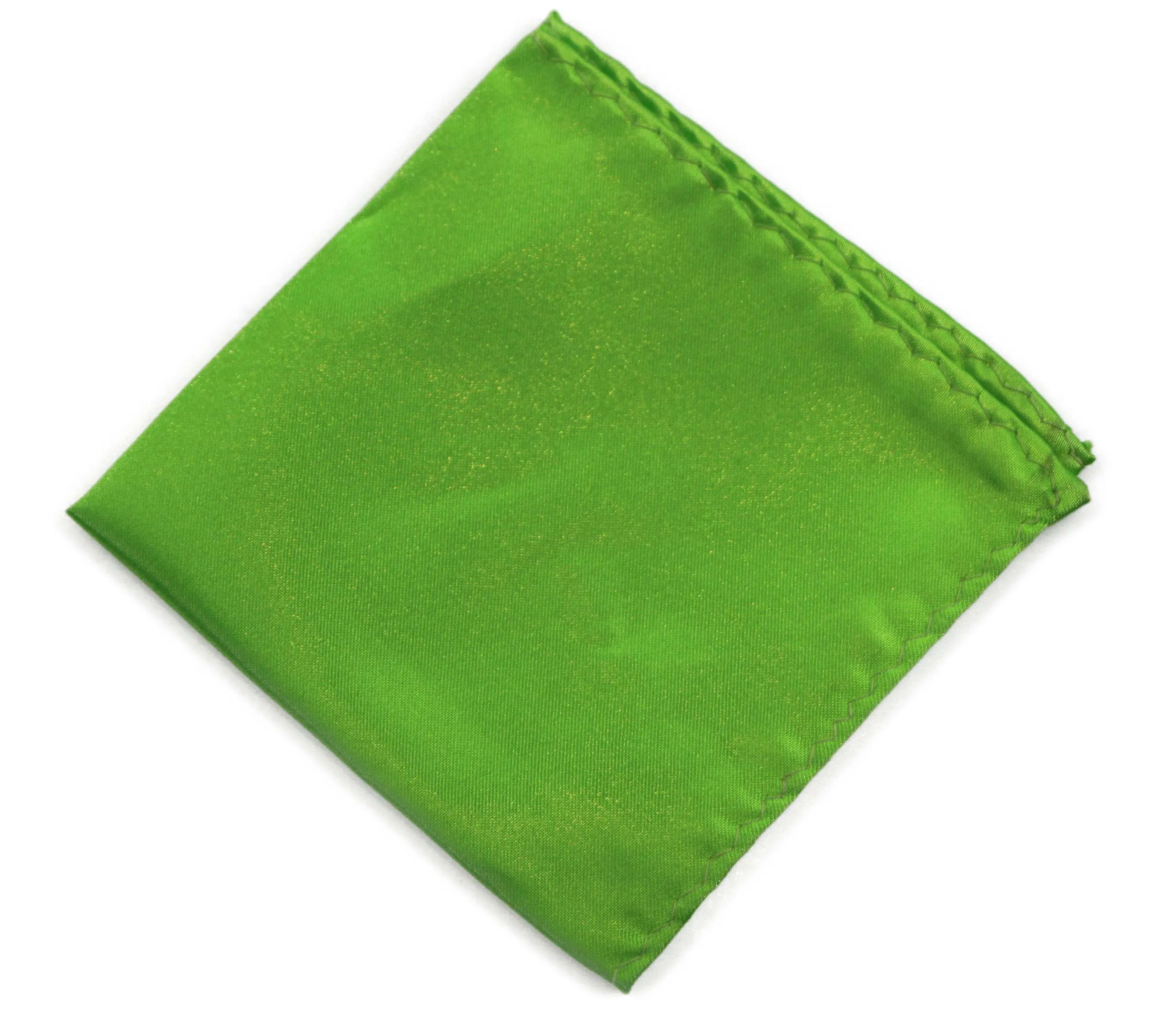 Mens Fluro Green Pocket Square